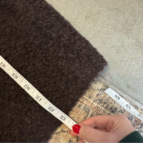 NWT Madewell Bouclé-Knit Sweater Jacket in Dark Carob - Picture 13 of 13